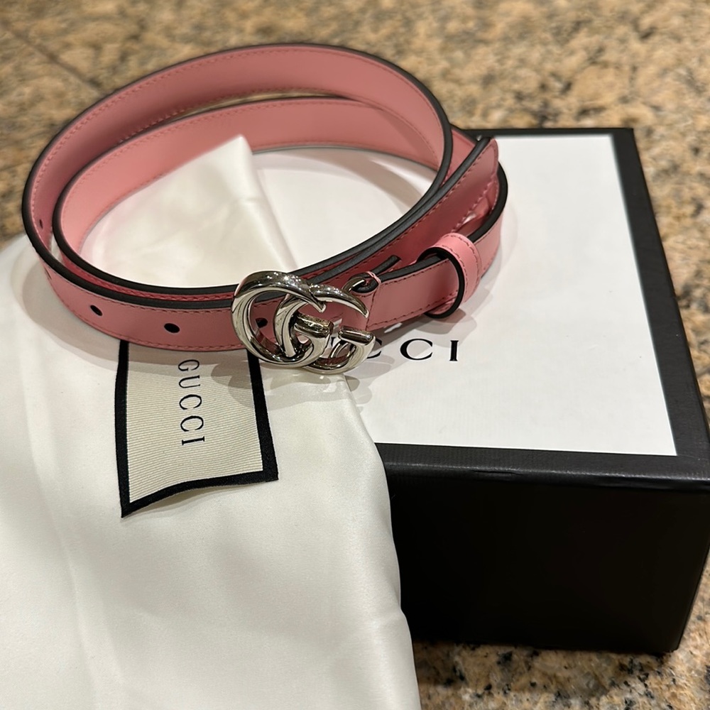 Gucci belt in pink